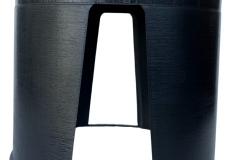 Pole Cap 130mm - Black