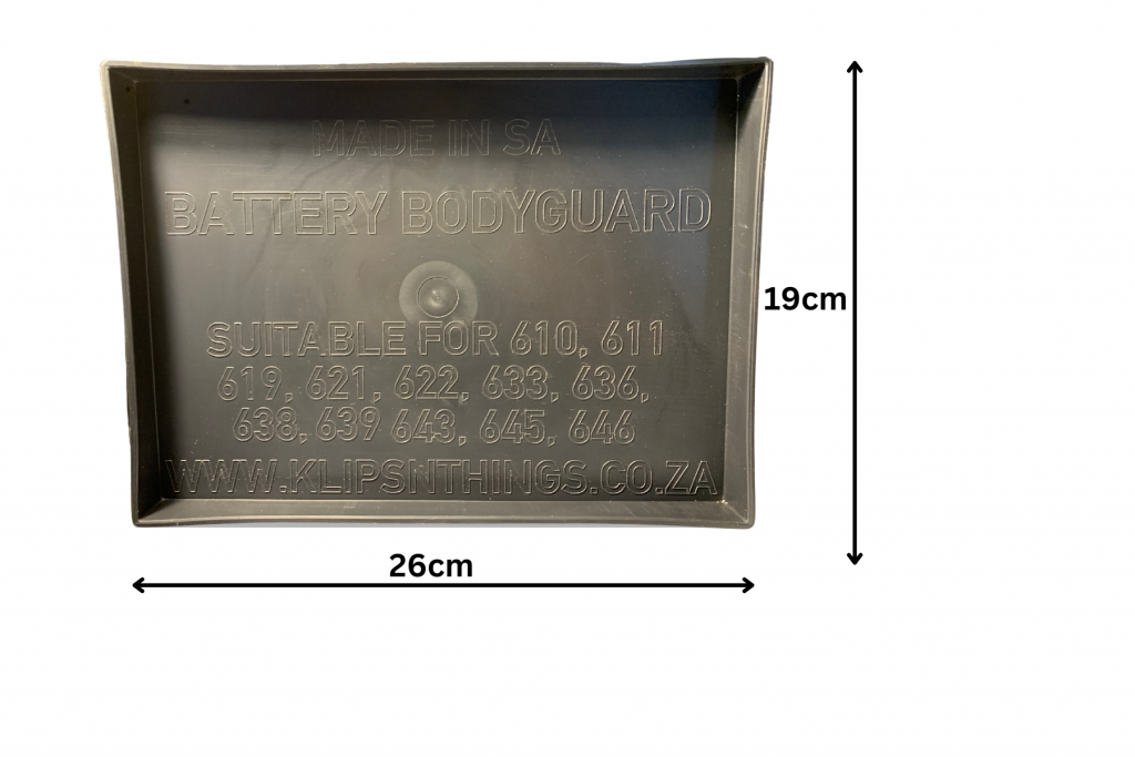 Battery Tray Battery Bodyguard 610 646 2